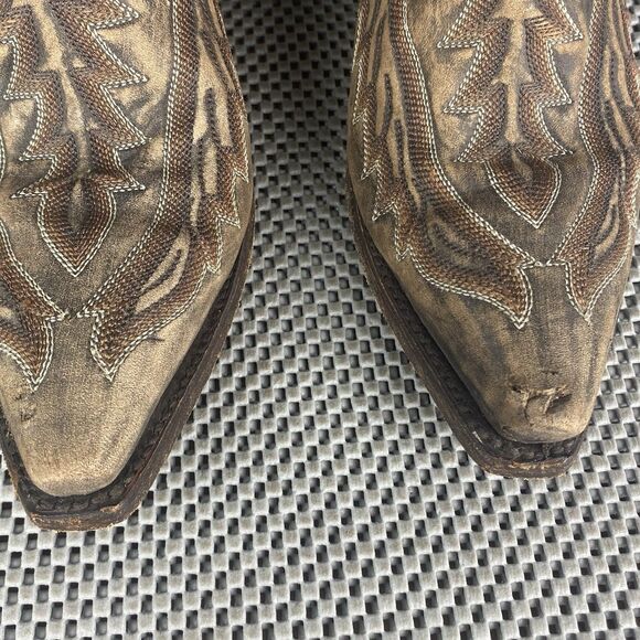 Dan Post Heather Cowboy Boots Womens 9 M Brown Leather Western Made In Mexico - Picture 8 of 16